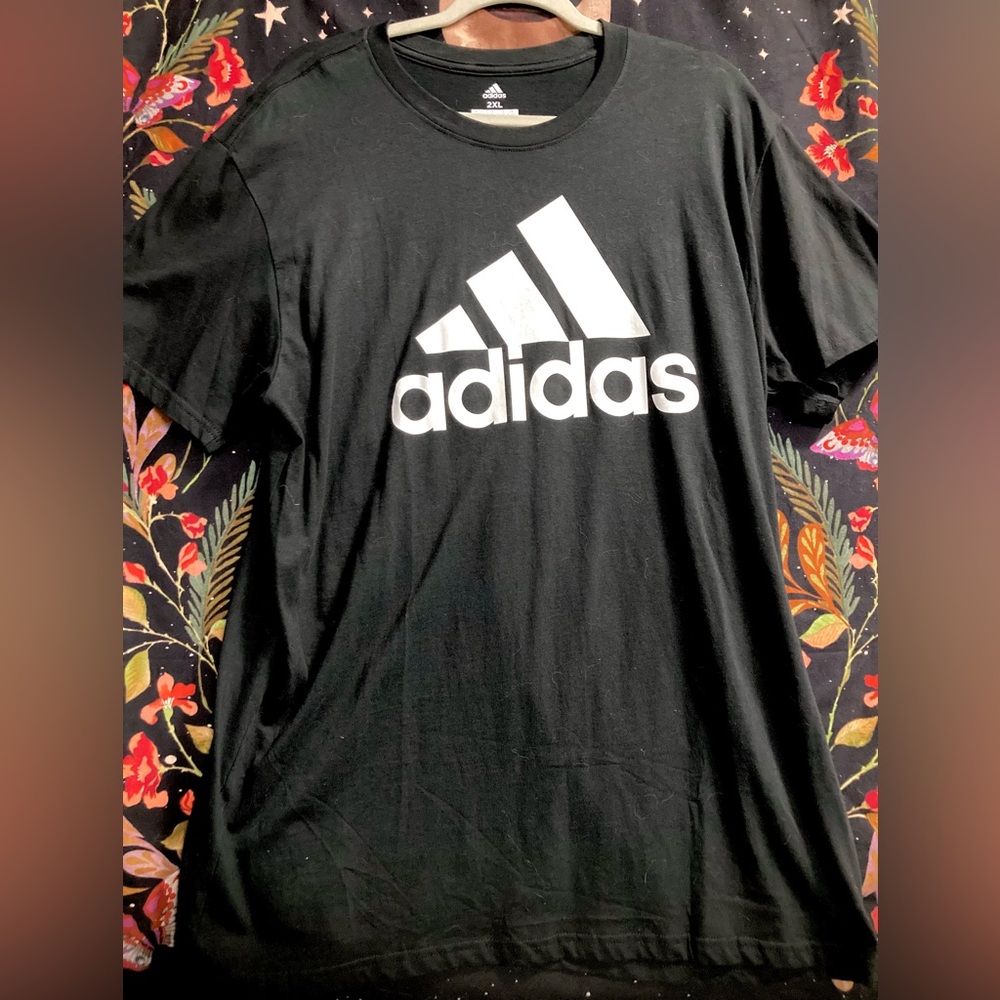 A.D.I.D.A.S. 3 Stripe Graphic Logo T-shirt Size 2XL - Picture 4 of 6